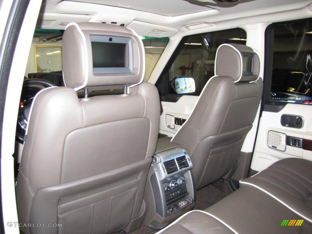 2010 Range Rover Supercharged - Ipanema Sand Metallic / Arabica Brown/Ivory White photo #27