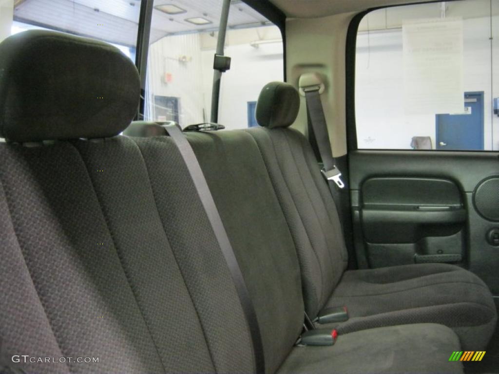 2004 Ram 1500 SLT Quad Cab 4x4 - Black / Dark Slate Gray photo #8