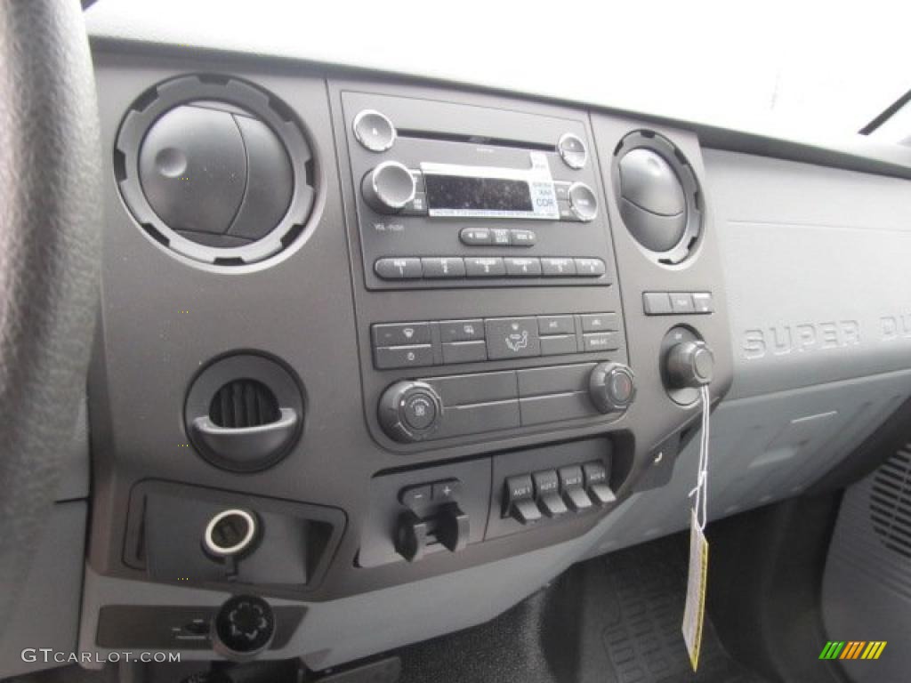 2011 Ford F350 Super Duty XL Regular Cab 4x4 Chassis Dump Truck Controls Photo #47471815