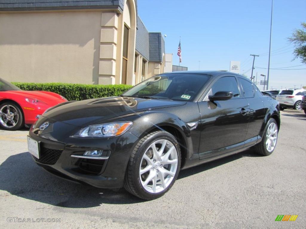 Sparkling Black Mica 2009 Mazda RX-8 Grand Touring Exterior Photo #47472163