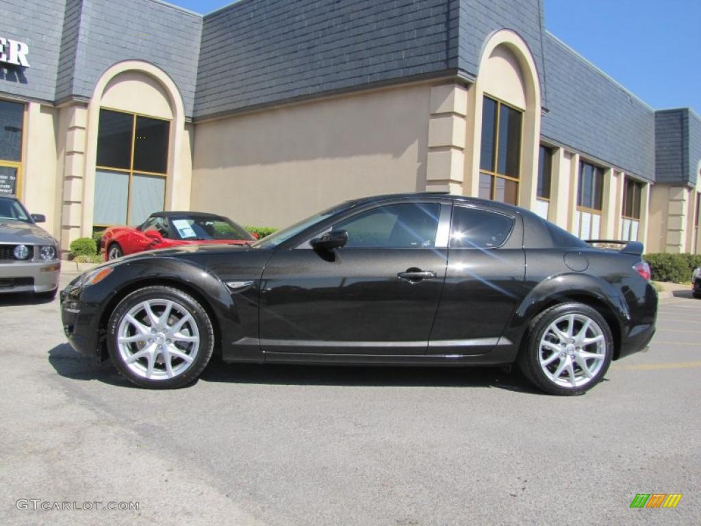 Sparkling Black Mica 2009 Mazda RX-8 Grand Touring Exterior Photo #47472178