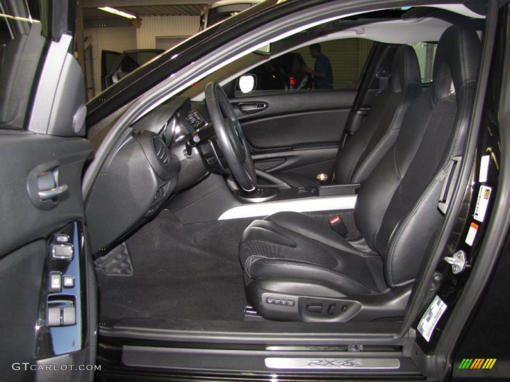 Black Interior 2009 Mazda RX-8 Grand Touring Photo #47472259