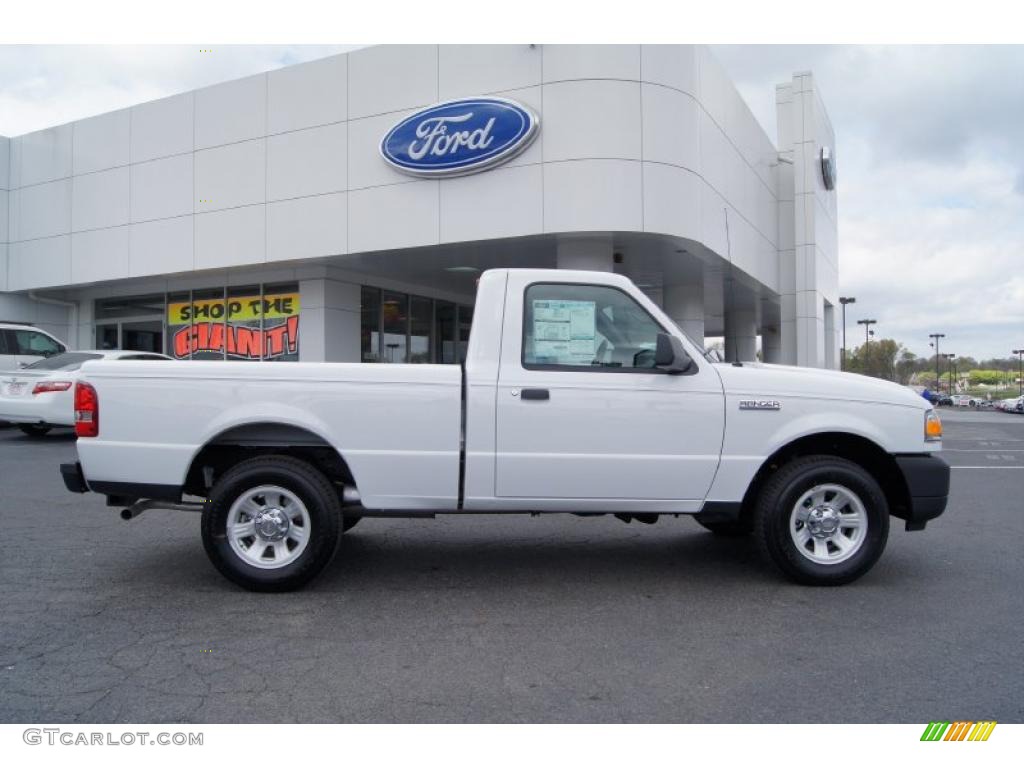 Oxford White 2011 Ford Ranger XL Regular Cab Exterior Photo #47472385
