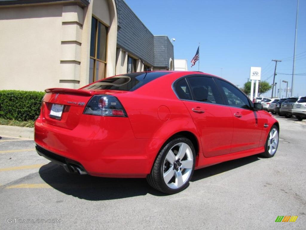 2009 G8 GT - Liquid Red / Onyx/Red photo #6