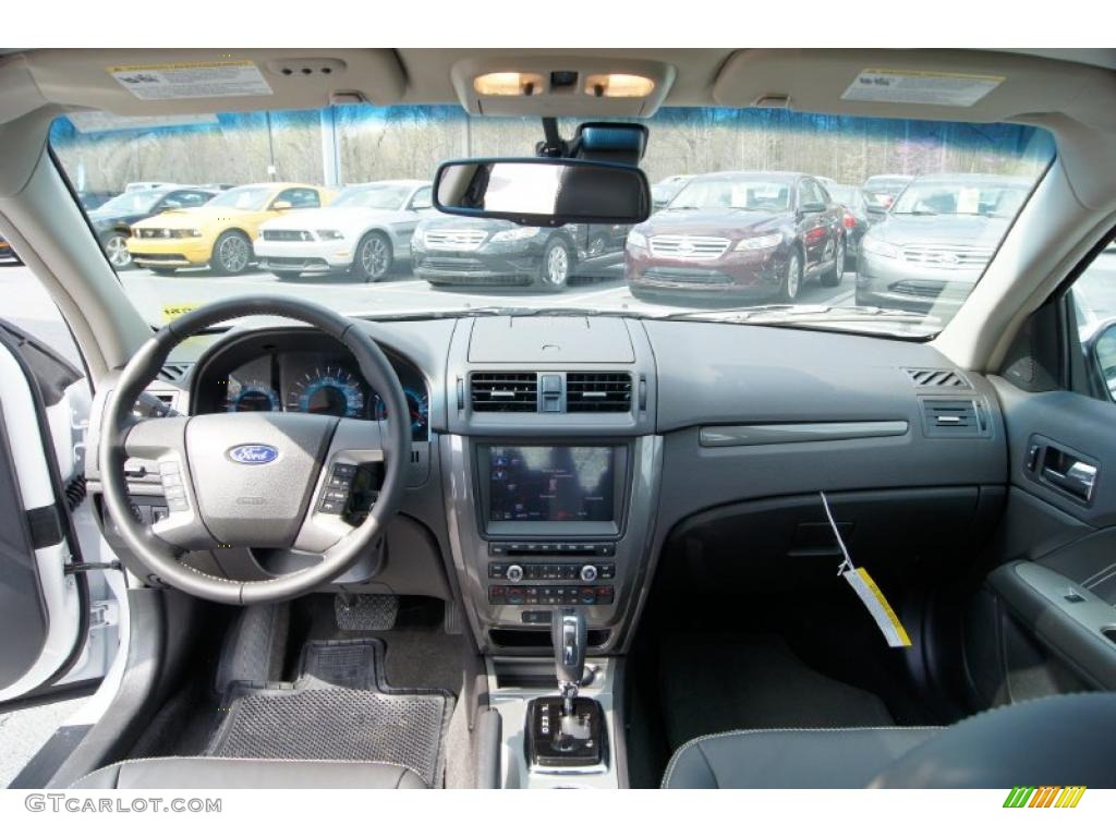 2011 Ford Fusion Sport Sport Black/Charcoal Black Dashboard Photo #47472956