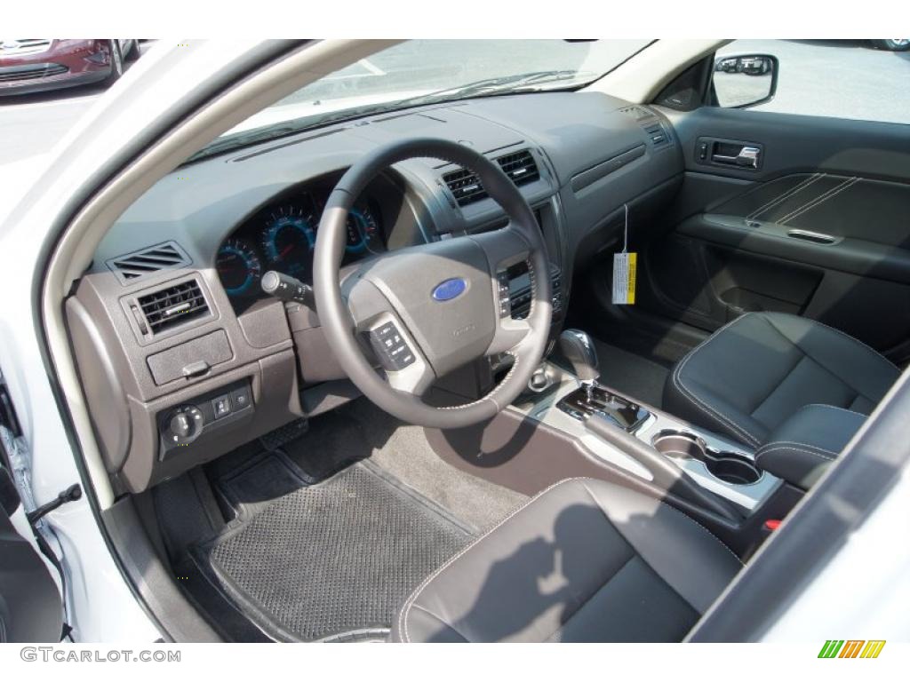 2011 Ford Fusion Sport Sport Black/Charcoal Black Steering Wheel Photo #47473003