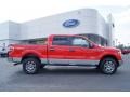 2011 Race Red Ford F150 XLT SuperCrew 4x4  photo #2