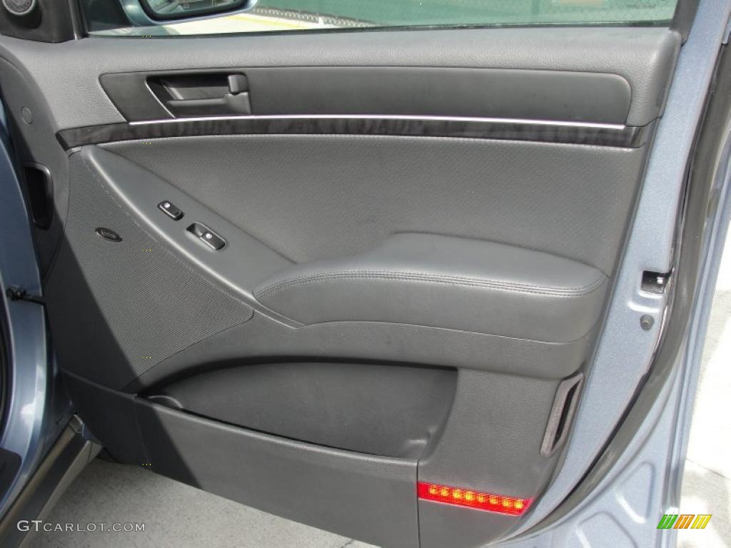 2008 Hyundai Veracruz Limited Black Door Panel Photo #47473988