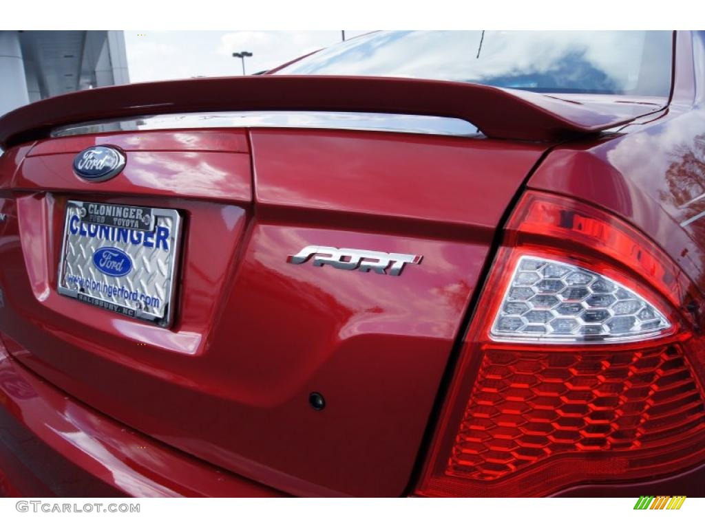 2011 Fusion Sport - Red Candy Metallic / Sport Red/Charcoal Black photo #16