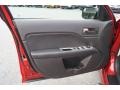 Sport Red/Charcoal Black 2011 Ford Fusion Sport Door Panel