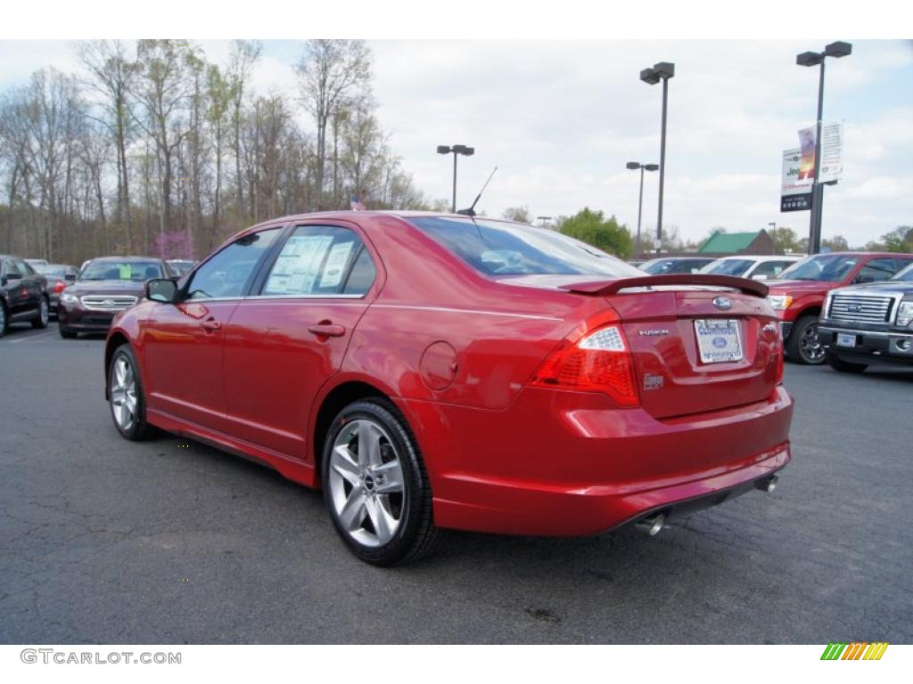 2011 Fusion Sport - Red Candy Metallic / Sport Red/Charcoal Black photo #32