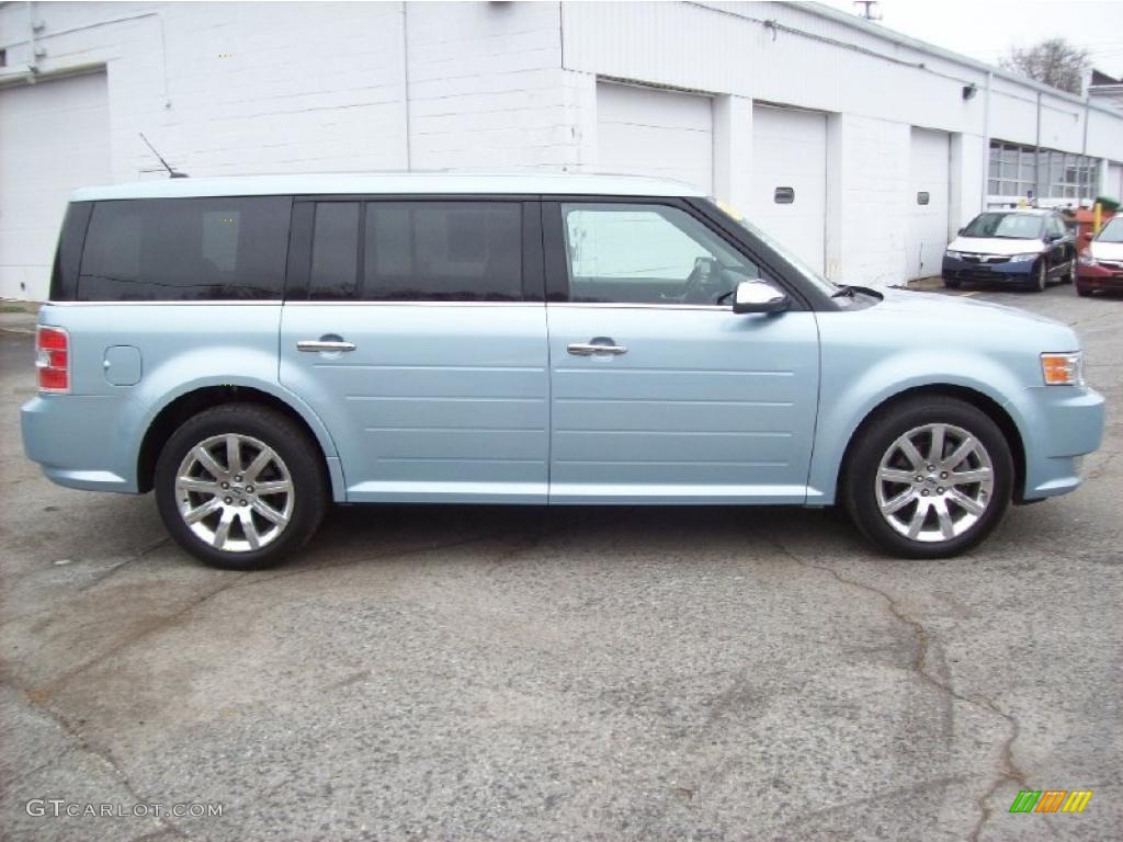 2009 Flex Limited AWD - Light Ice Blue Metallic / Charcoal Black photo #27