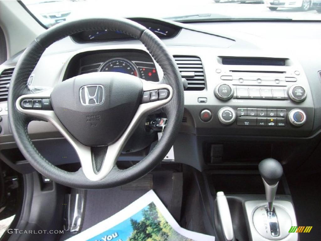 2009 Honda Civic EX-L Coupe Black Dashboard Photo #47474732