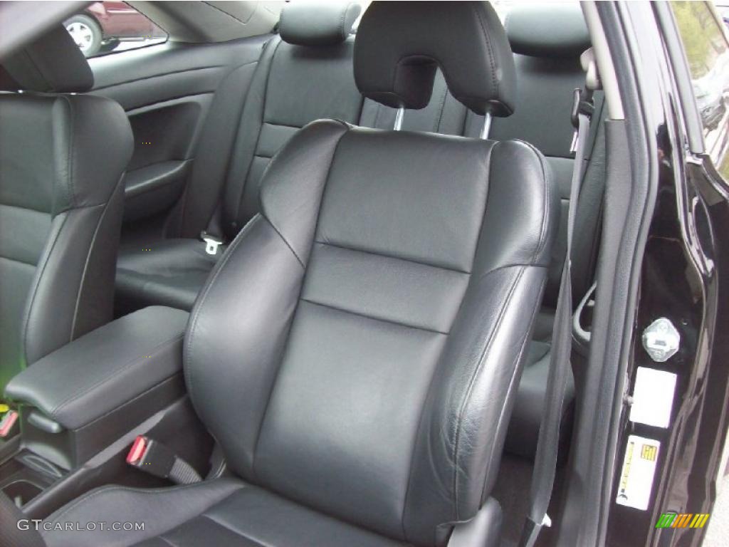Black Interior 2009 Honda Civic EX-L Coupe Photo #47474750