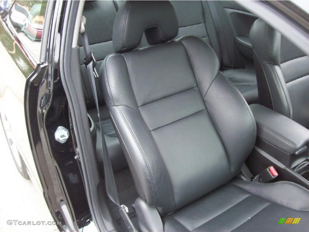 Black Interior 2009 Honda Civic EX-L Coupe Photo #47474939
