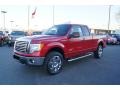 2011 Red Candy Metallic Ford F150 XLT SuperCab 4x4  photo #6
