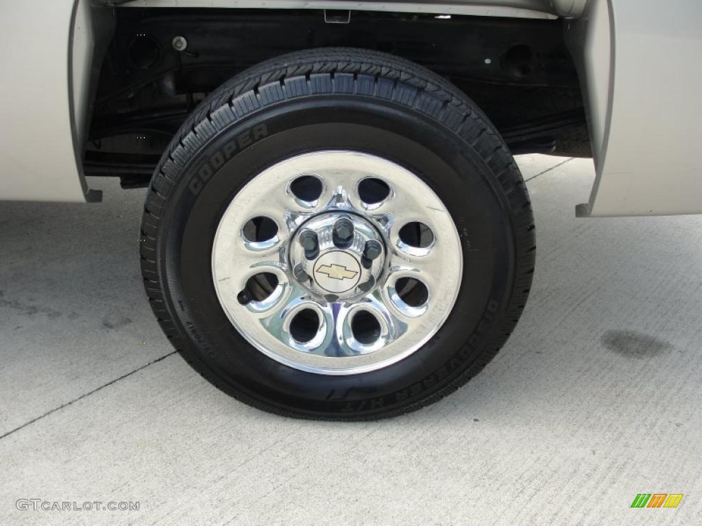 2009 Silverado 1500 LS Crew Cab - Silver Birch Metallic / Dark Titanium photo #15