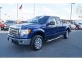 2011 Dark Blue Pearl Metallic Ford F150 XLT SuperCab  photo #6