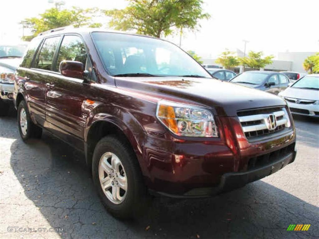 Dark Cherry Pearl Honda Pilot