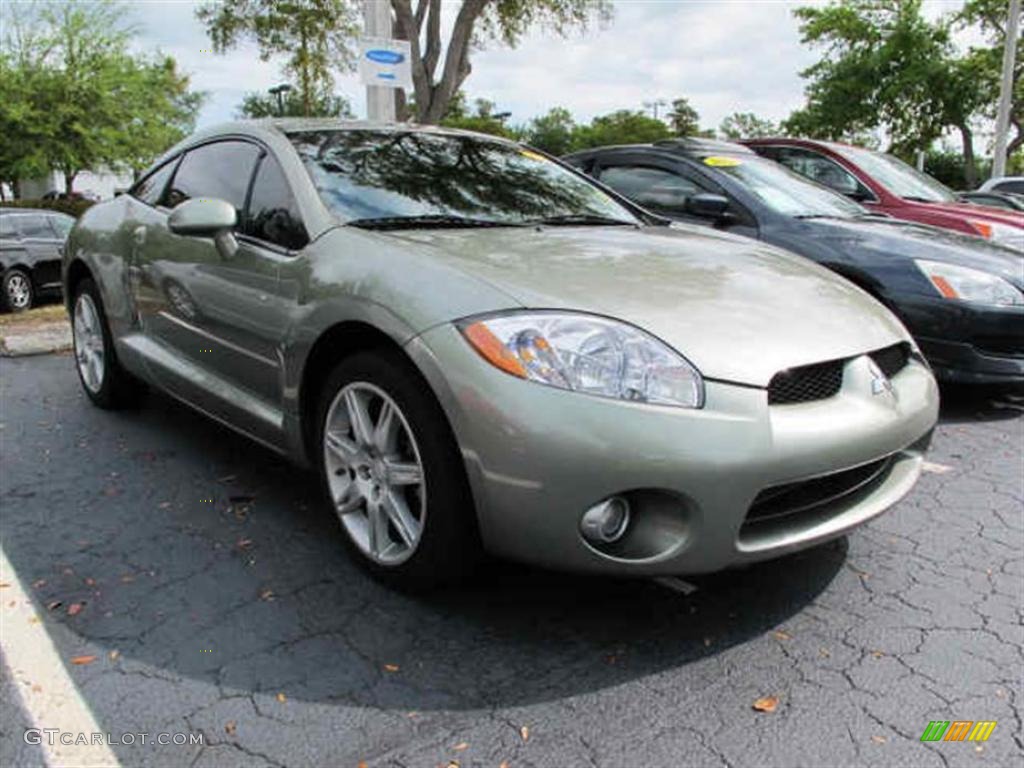 2008 Eclipse GT Coupe - Optimist Green Metallic / Dark Charcoal photo #1