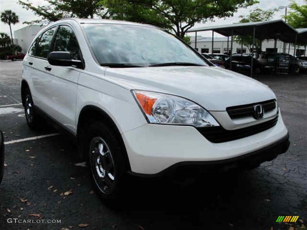 2009 CR-V LX - Taffeta White / Gray photo #1