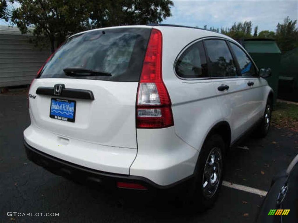 2009 CR-V LX - Taffeta White / Gray photo #2