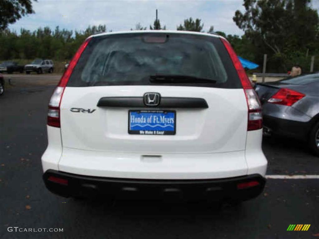 2009 CR-V LX - Taffeta White / Gray photo #3