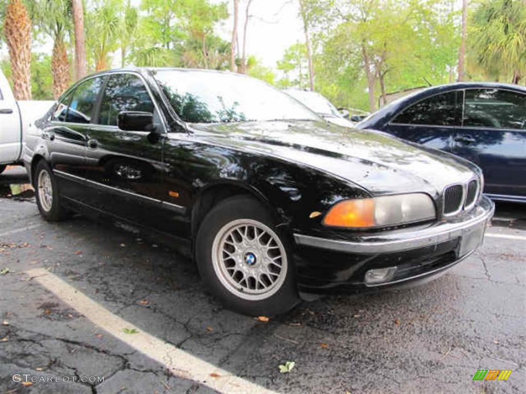 1997 5 Series 528i Sedan - Jet Black / Black photo #1