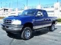 1997 Moonlight Blue Metallic Ford F150 XL Extended Cab  photo #1