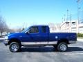 1997 Moonlight Blue Metallic Ford F150 XL Extended Cab  photo #3