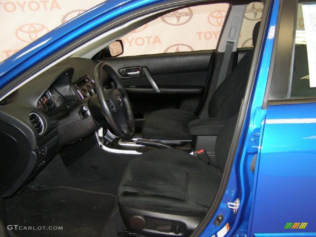 2008 MAZDA6 i Touring Hatchback - Bright Island Blue / Black photo #14