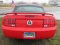 2006 Torch Red Ford Mustang V6 Deluxe Convertible  photo #13