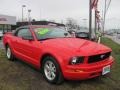 2006 Torch Red Ford Mustang V6 Deluxe Convertible  photo #16
