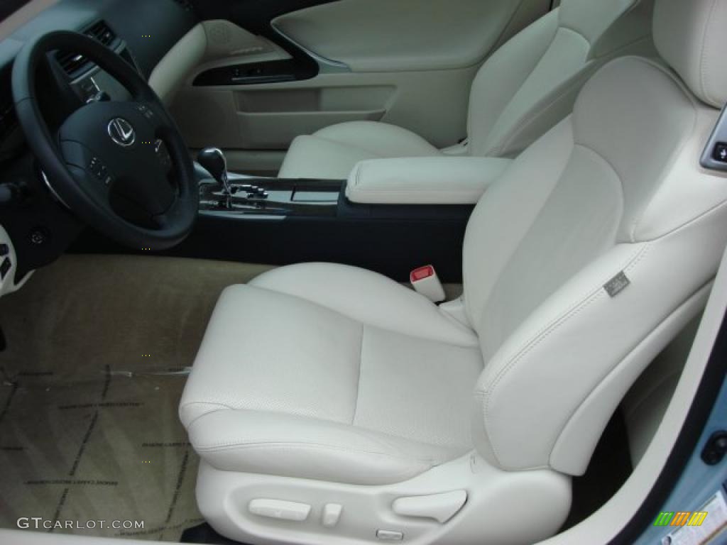 Ecru Beige Interior 2010 Lexus IS 250C Convertible Photo #47480561