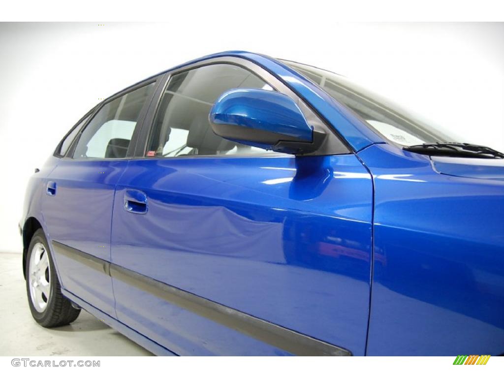 2006 Elantra GT Hatchback - Tidal Wave Blue / Gray photo #4