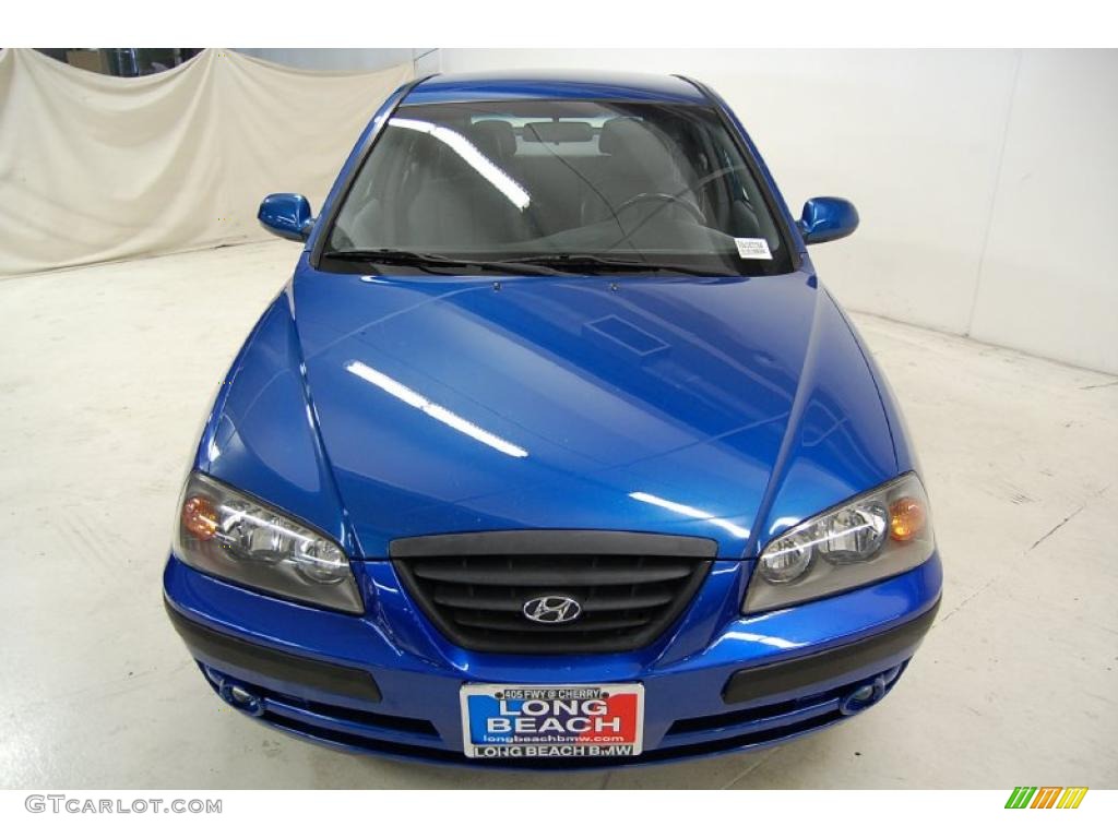 2006 Elantra GT Hatchback - Tidal Wave Blue / Gray photo #5