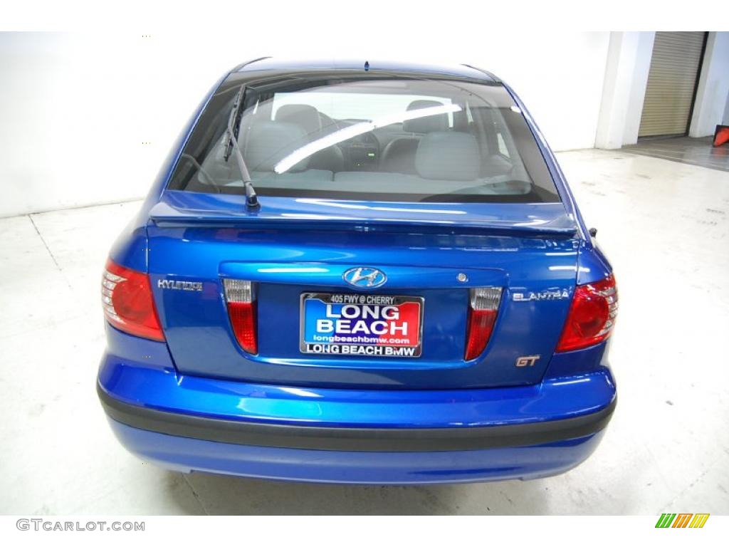 2006 Elantra GT Hatchback - Tidal Wave Blue / Gray photo #7