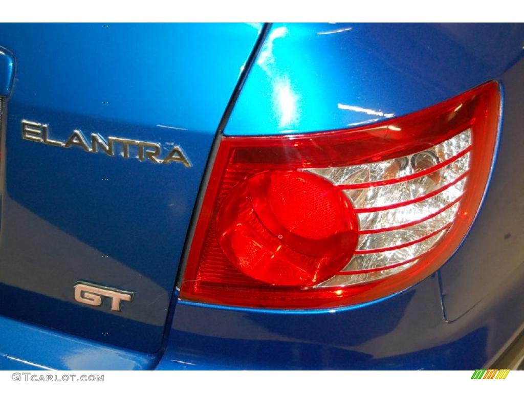 2006 Elantra GT Hatchback - Tidal Wave Blue / Gray photo #9