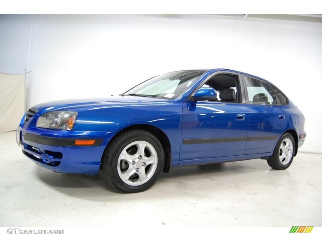 2006 Elantra GT Hatchback - Tidal Wave Blue / Gray photo #11