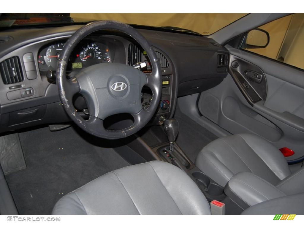 2006 Elantra GT Hatchback - Tidal Wave Blue / Gray photo #16