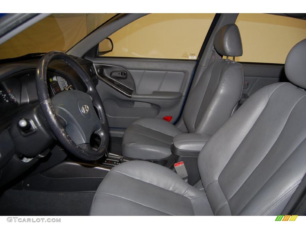 2006 Elantra GT Hatchback - Tidal Wave Blue / Gray photo #17