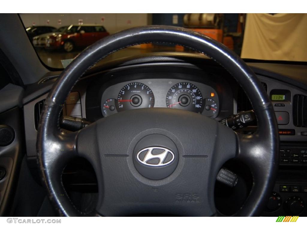 2006 Elantra GT Hatchback - Tidal Wave Blue / Gray photo #28