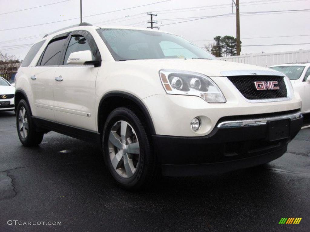 2010 Acadia SLT - Summit White / Light Titanium photo #1