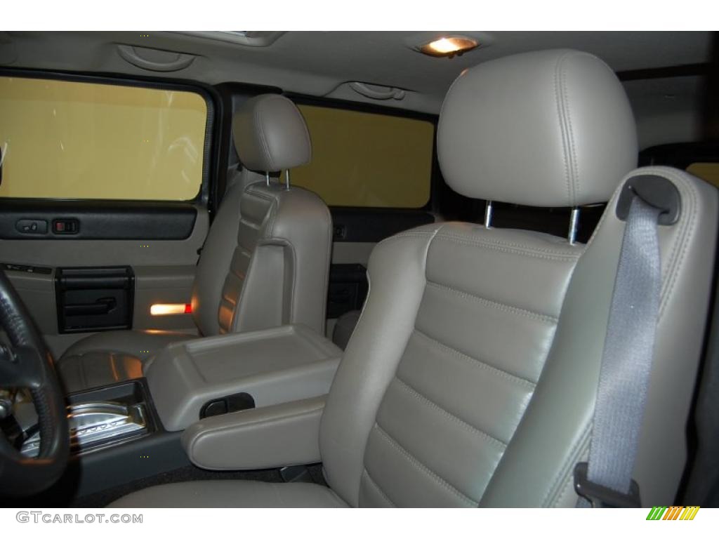 2007 H2 SUV - Black / Wheat Beige photo #15