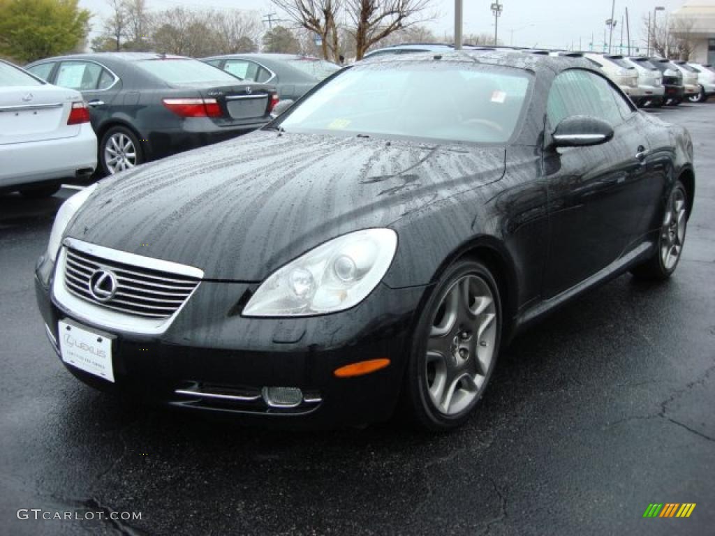 Obsidian Black 2007 Lexus SC 430 Convertible Exterior Photo #47481755