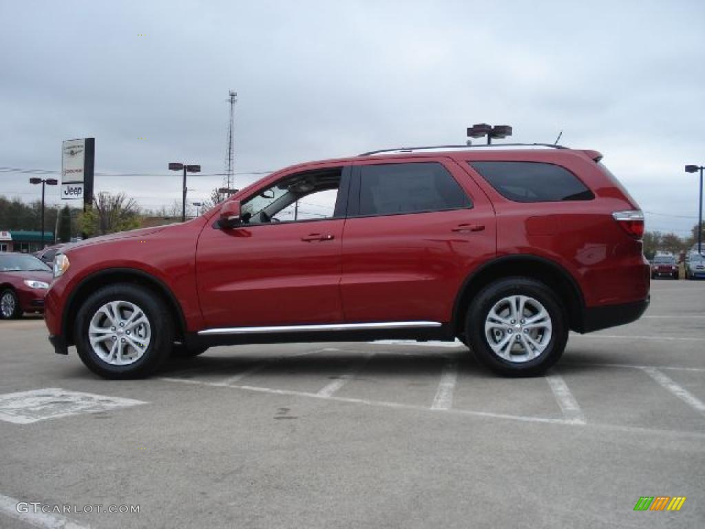 Inferno Red Crystal Pearl 2011 Dodge Durango Crew 4x4 Exterior Photo #47482190