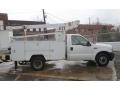 2001 Oxford White Ford F350 Super Duty XL Regular Cab Bucket Truck  photo #1