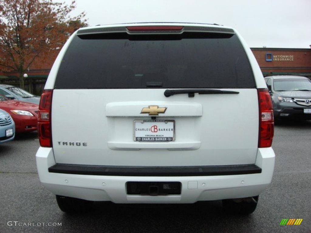 2007 Tahoe LTZ - Summit White / Light Cashmere/Ebony photo #5