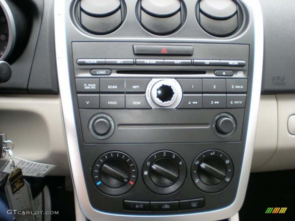 2008 CX-7 Sport - Crystal White Pearl Mica / Sand photo #15