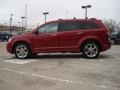 2009 Inferno Red Crystal Pearl Dodge Journey R/T AWD  photo #6